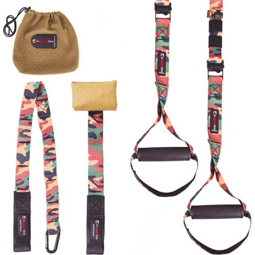inSPORTline Functional Belt Trainer (up to 150kg) - Army Green