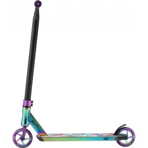 Sacrifice Flyte 100 Neochrome Purple Grafitti Stunt Scooter