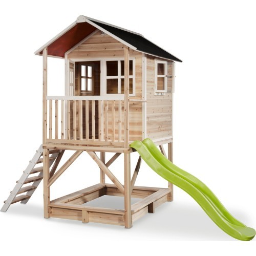EXIT Loft 500 wooden playhouse - natural