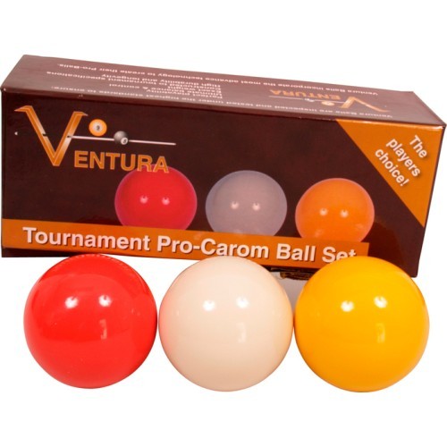 Karambolo kamuoliukų rinkinys Ventura Tournament Pro 61,5 mm