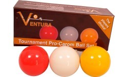 Ventura Tournament Pro-Carom Ball Set 61.5mm