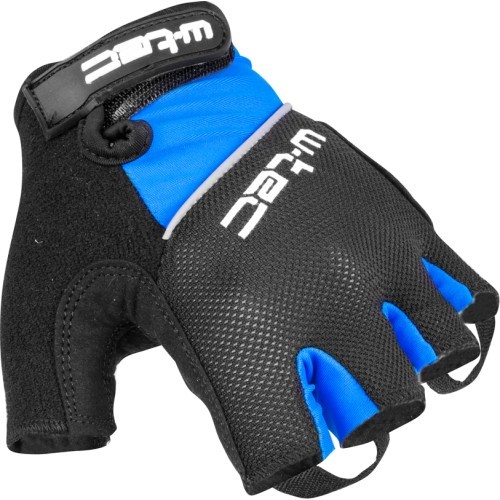 Велоперчатки W-TEC Bravoj - Black/Blue