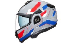 Atverčiamas motociklo šalmas W-TEC Zoroz P/J - Matt Black-Fluo Pink