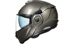 Откидной мотошлем W-TEC Zoroz P/J - Matt Black-Fluo Pink