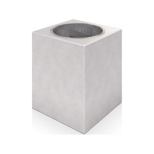White Concrete Trash Bin Inter-Play 02