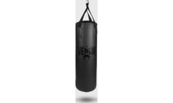 Punching Bag Venum Origins - Black/Black (ceiling mount included)