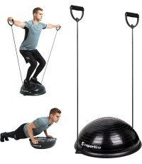 Balansavimo pusrutulis inSPORTline Dome UNI - Juoda