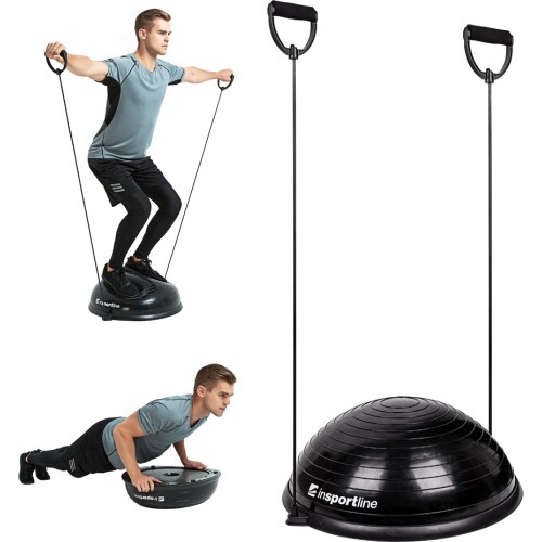 Balansavimo pusrutulis inSPORTline Dome UNI - Juoda