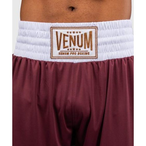 Боксёрские шорты Venum Classic, бордовые