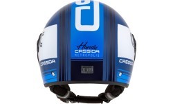 Motorcycle Helmet Cassida Handy Metropolis Blue/Dark Blue/White