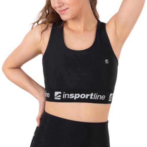 Женский спортивный топ-бра inSPORTline Azareta - Чёрный