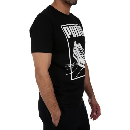 Puma Marškinėliai Track Tee Cotton Black 594870 01