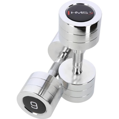 CHD CHROMED DUMBBELL HMS - 2 x 9 kg