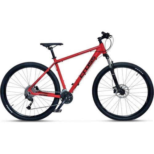 Горный велосипед Cross GRX 8 27,5", 24 скорости, размер 18" (46 см) (красный)