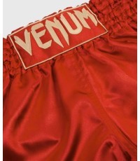 Шорты Muay Thai Venum Classic - Бордовый/Золотой
