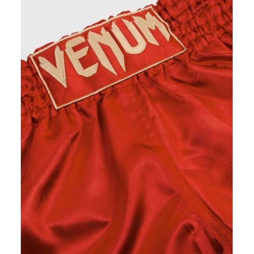Шорты Muay Thai Venum Classic - Бордовый/Золотой