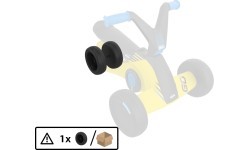 Заднее колесо Berg Go² Sparx Yellow