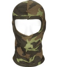 Balaklava su 1 anga, plona, M 95 CZ kamufliažas, 100 % medvilnė