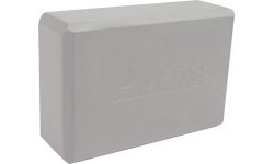 Блок для йоги Yate Yoga 22,8x15,2x7,6 см, серый