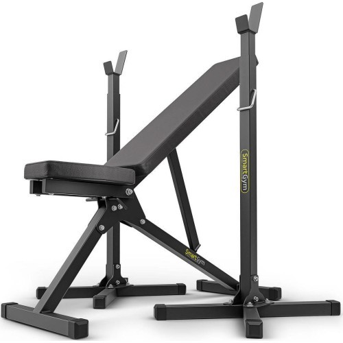 Training Set (Exercise bench + Adjustable barbell stands) SmartGym Fitness Accessories SG1 