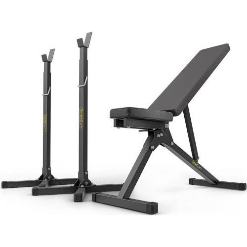 Treniruoklių komplektas (treniruočių suoliukas + štangos stovas) SmartGym Fitness Accessories SG1 