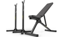 Treniruoklių komplektas (treniruočių suoliukas + štangos stovas) SmartGym Fitness Accessories SG1 