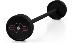 Прорезиненный прямой гриф 15 кг, матовый чёрный - Marbo Sport