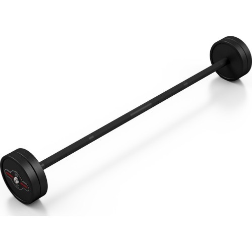 Прорезиненный прямой гриф штанги 20 кг, матовый чёрный – Marbo Sport