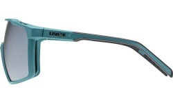 Uvex mtn perform S sunglasses, teal matt / mirror silver