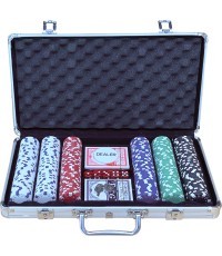 Pokerio rinkinys Buffalo lagamine su 300 žetonų