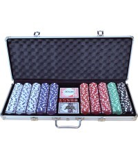 Poker Set- Case with 500 Chips Buffalo