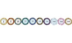 Покерный набор DLX 500 глиняных фишек 13,5 г