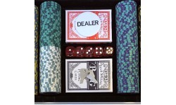 Покерный набор DLX 500 глиняных фишек 13,5 г