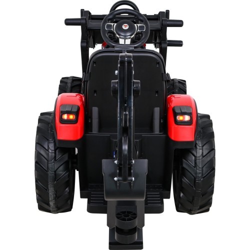 Akumuliatorinis traktorius su priekaba Buggy 720-T, raudonas