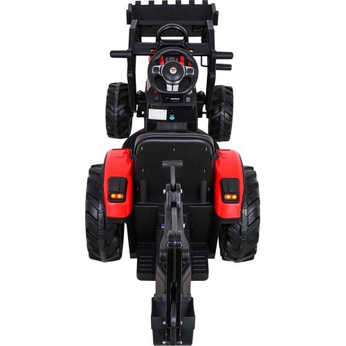 Akumuliatorinis traktorius su priekaba Buggy 720-T, raudonas