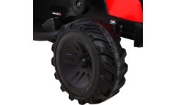 Трактор на аккумуляторе с прицепом Buggy 720-T, красный
