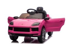 Электромобиль Porsche Cayenne, розовый
