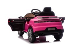 Электромобиль Porsche Cayenne, розовый