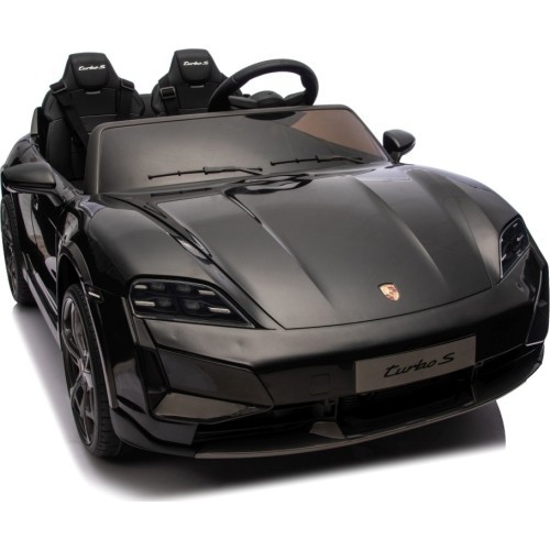 Elektromobilis Porsche Taycan Turbo S, juodas