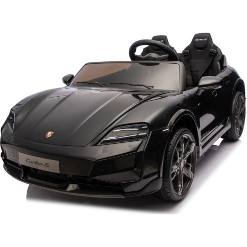 Elektromobilis Porsche Taycan Turbo S, juodas