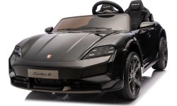 Elektromobilis Porsche Taycan Turbo S, juodas