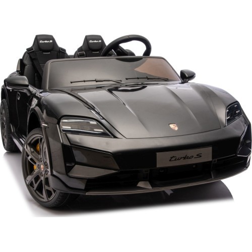 Elektromobilis Porsche Taycan Turbo S, juodas