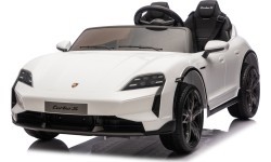 Детский электромобиль Porsche Taycan Turbo S, белый