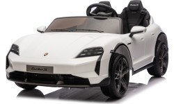 Детский электромобиль Porsche Taycan Turbo S, белый