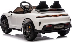 Детский электромобиль Porsche Taycan Turbo S, белый