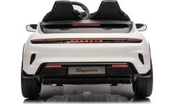 Elektromobilis vaikams Porsche Taycan Turbo S, baltas