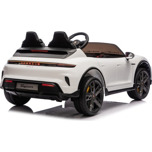 Детский электромобиль Porsche Taycan Turbo S, белый