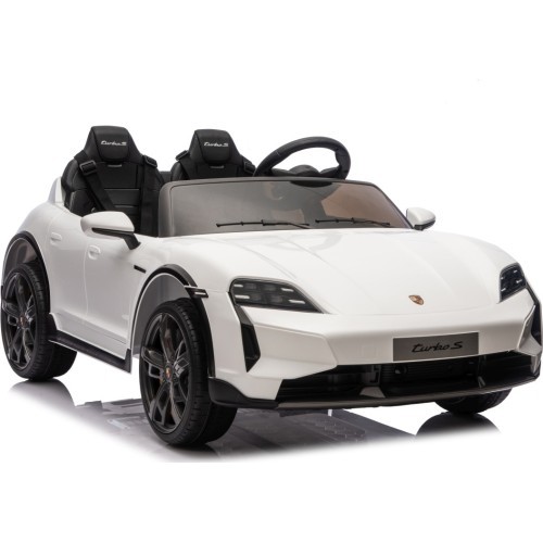 Vehicle Porsche Taycan Turbo S White