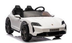 Vehicle Porsche Taycan Turbo S White