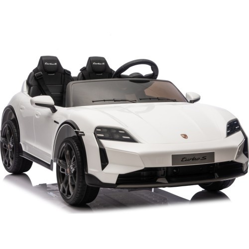 Vehicle Porsche Taycan Turbo S White